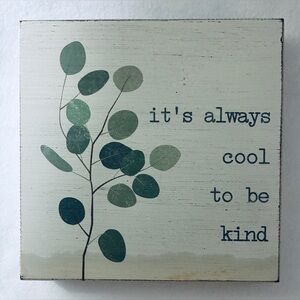 Inspirational Green and White Wall Art